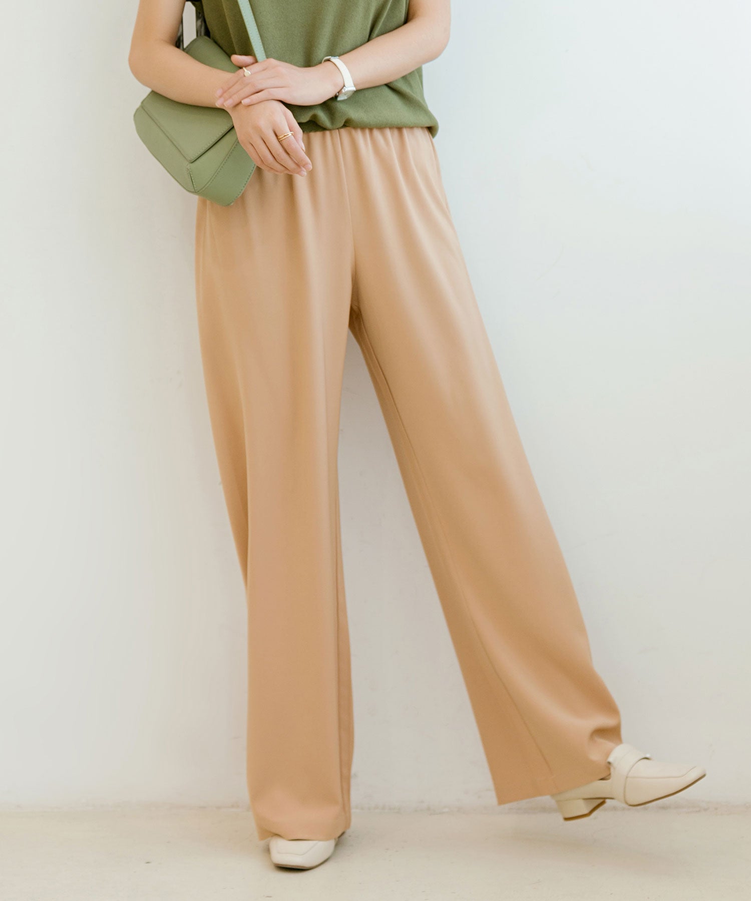 とろみセミワイドパンツxyz2033-102-14