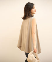 ノースリーブクルーネックカットソーxyz2194 ベージュ