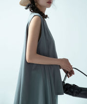 ノースリーブクルーネックカットソーxyz2194 グレー