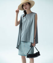 ノースリーブクルーネックカットソーxyz2194 グレー