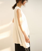 ノースリーブクルーネックカットソーxyz2194 ホワイト