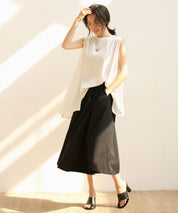 ノースリーブクルーネックカットソーxyz2194 ホワイト