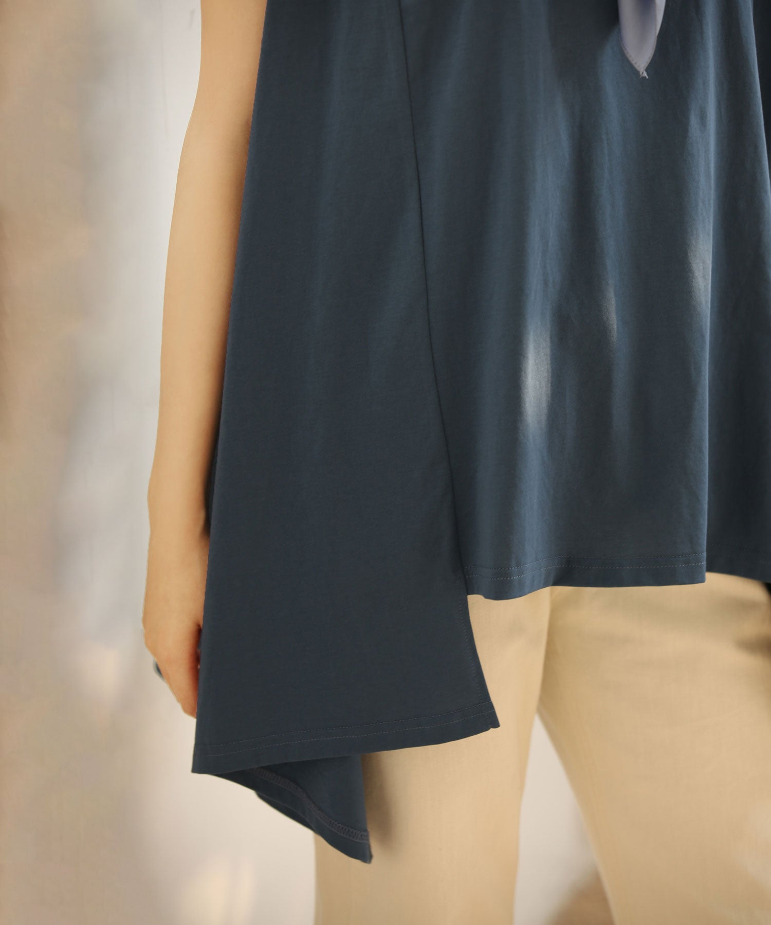 ノースリーブクルーネックカットソーxyz2194 ブルー