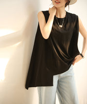 ノースリーブクルーネックカットソーxyz2194 ブラック