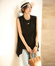 ノースリーブクルーネックカットソーxyz2194 ブラック