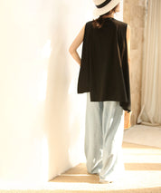 ノースリーブクルーネックカットソーxyz2194 ブラック