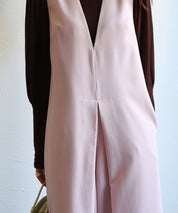 ディープVネックサロペットsdp0018 ピンク