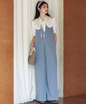 ディープVネックサロペットsdp0018-102-34