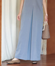 ディープVネックサロペットsdp0018 ブルー