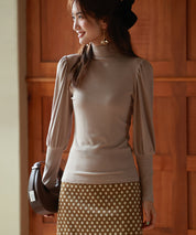 バルーンスリーブプチハイネックカットソーsdp0038-102-14