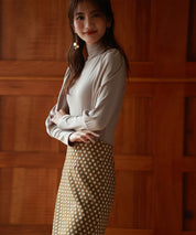 バルーンスリーブプチハイネックカットソーsdp0038 ベージュ