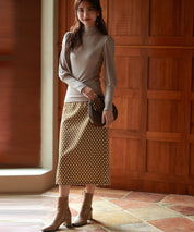 バルーンスリーブプチハイネックカットソーsdp0038 ベージュ