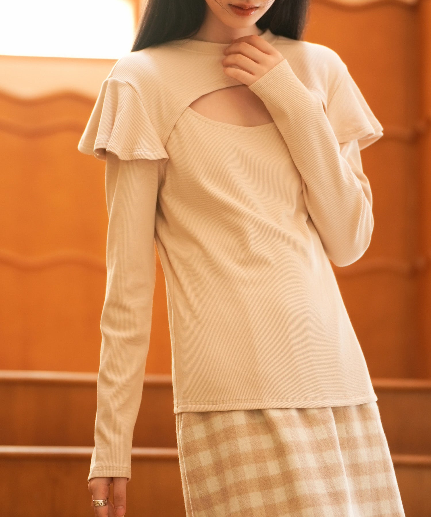 フロントカットアウトカットソートップスsdp0110-102-14