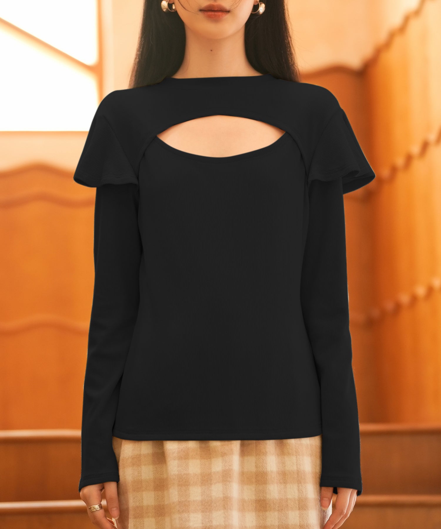 フロントカットアウトカットソートップスsdp0110-102-8