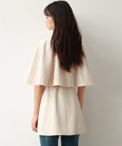 2wayケープミドル丈コートsdp0123 アイボリー