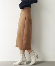 キルティングハイウエストスカートsdp0126