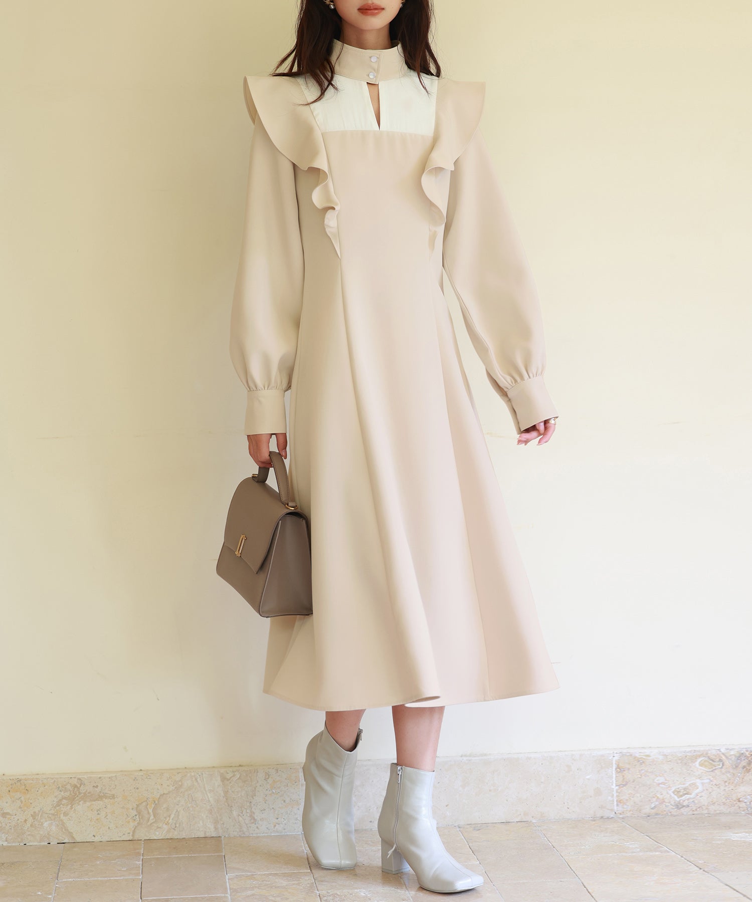 ビッグフリルAラインワンピースsdp0129-102-38