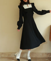 ビッグフリルAラインワンピースsdp0129-102-8