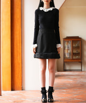 裾ファーハイウエストミニスカートsdp0145