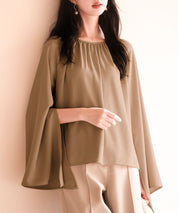 スリットフレアスリーブブラウスsdp0165-102-17