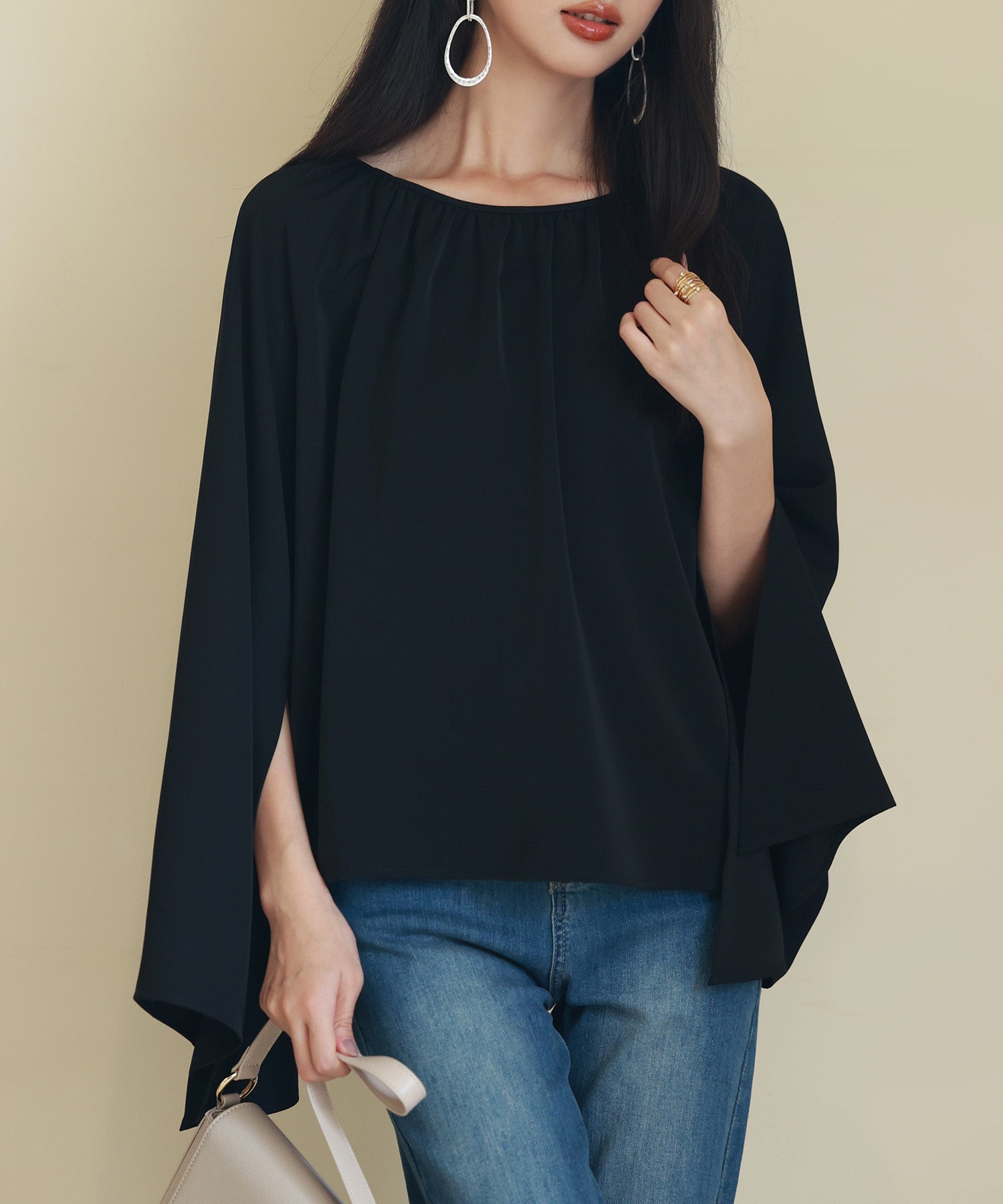 スリットフレアスリーブブラウスsdp0165-102-8