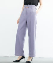 スカラップウエストワイドパンツsdp0172-102-100