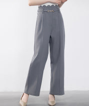 スカラップウエストワイドパンツsdp0172-102-365