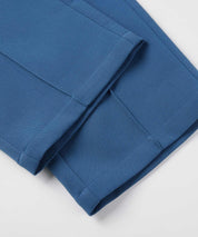 スカラップウエストワイドパンツsdp0172 ブルーグレー