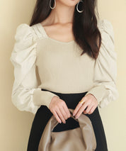 異素材ドッキングニットプルオーバーsdp0179-103-38