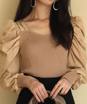 異素材ドッキングニットプルオーバーsdp0179-103-45