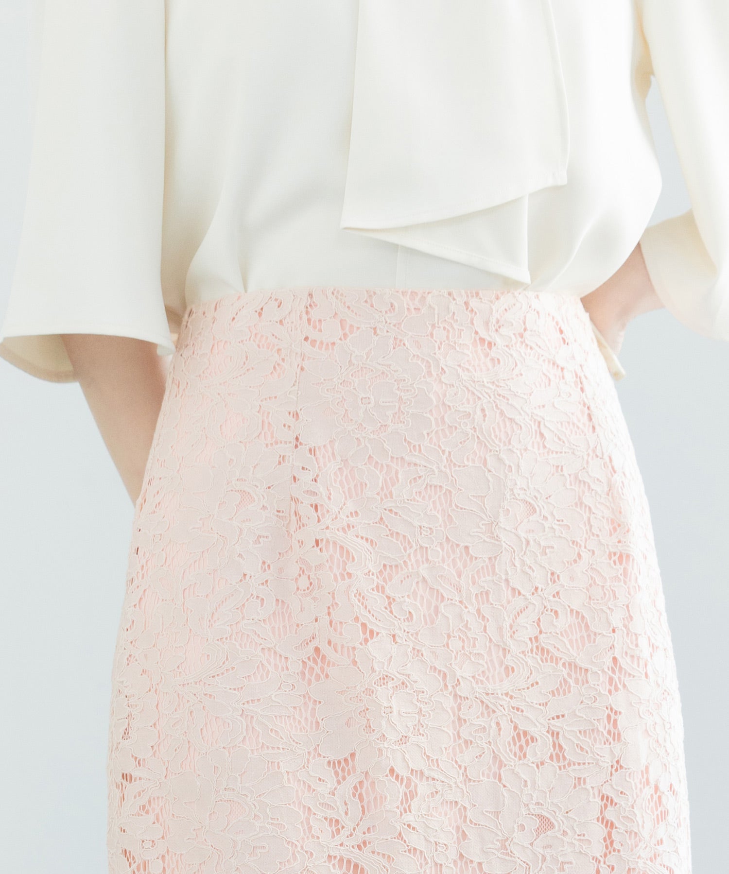 マーメイドス総レース生地スカートsdp0200 ピンク