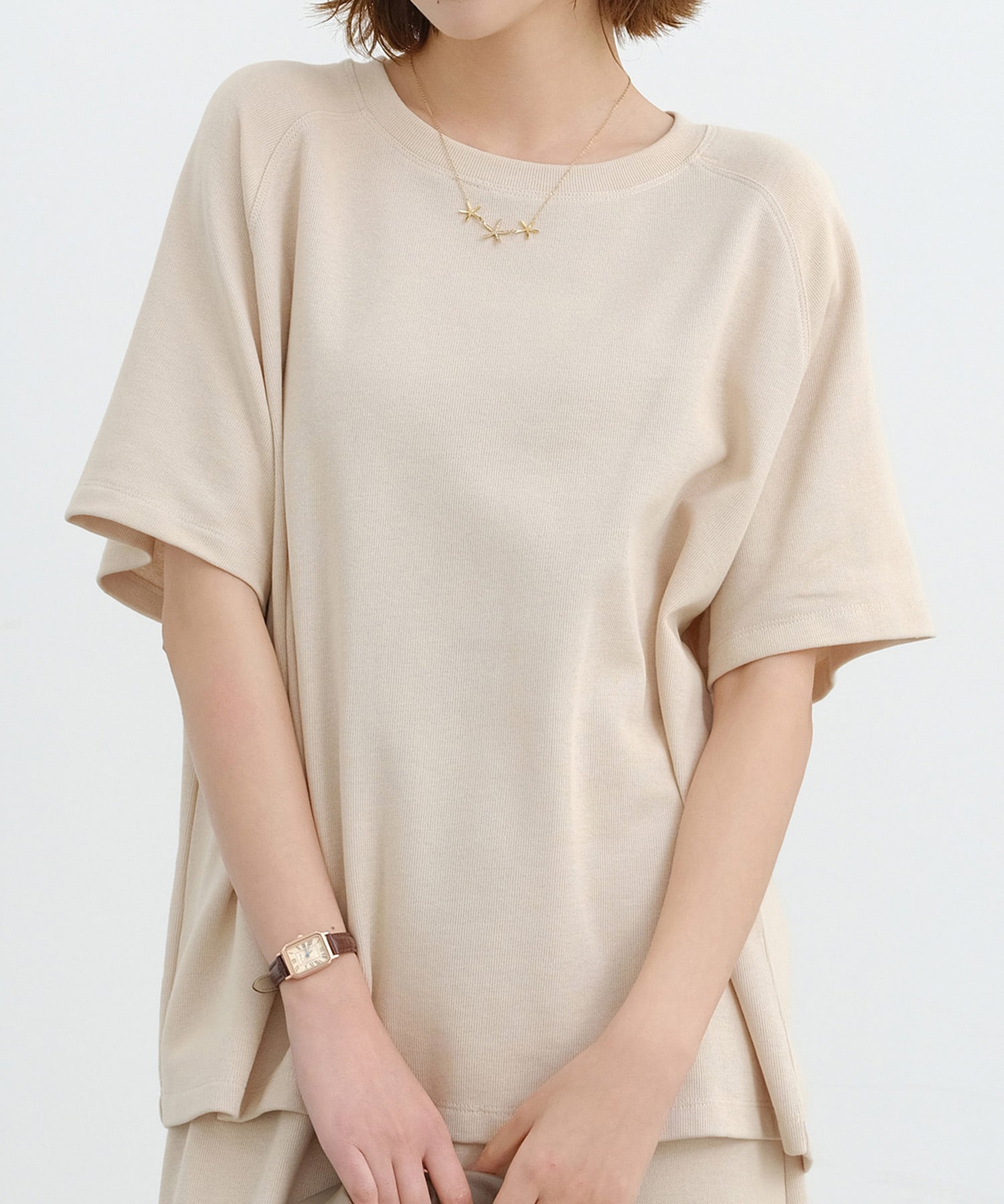 ラグランスリーブクルーネックカットソーsdp0218-103-14