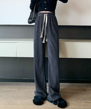 裏起毛コーデユロイワイドパンツsdpalhj01 チャコール