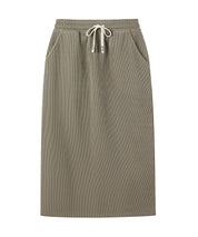 ウエストゴム裏起毛ミモレ丈スカートsdpalhj02a ベージュ