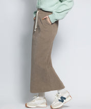 ウエストゴム裏起毛ロング丈スカートsdpalhj02b ベージュ