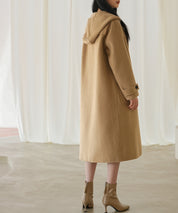 トグルボタンフード付きロングコートsdpps23006