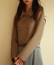 ダブルボタンショート丈チェスターコートsdpps23009