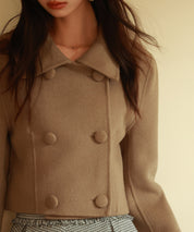 ダブルボタンショート丈チェスターコートsdpps23009