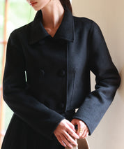 ダブルボタンショート丈チェスターコートsdpps23009