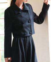 ダブルボタンショート丈チェスターコートsdpps23009