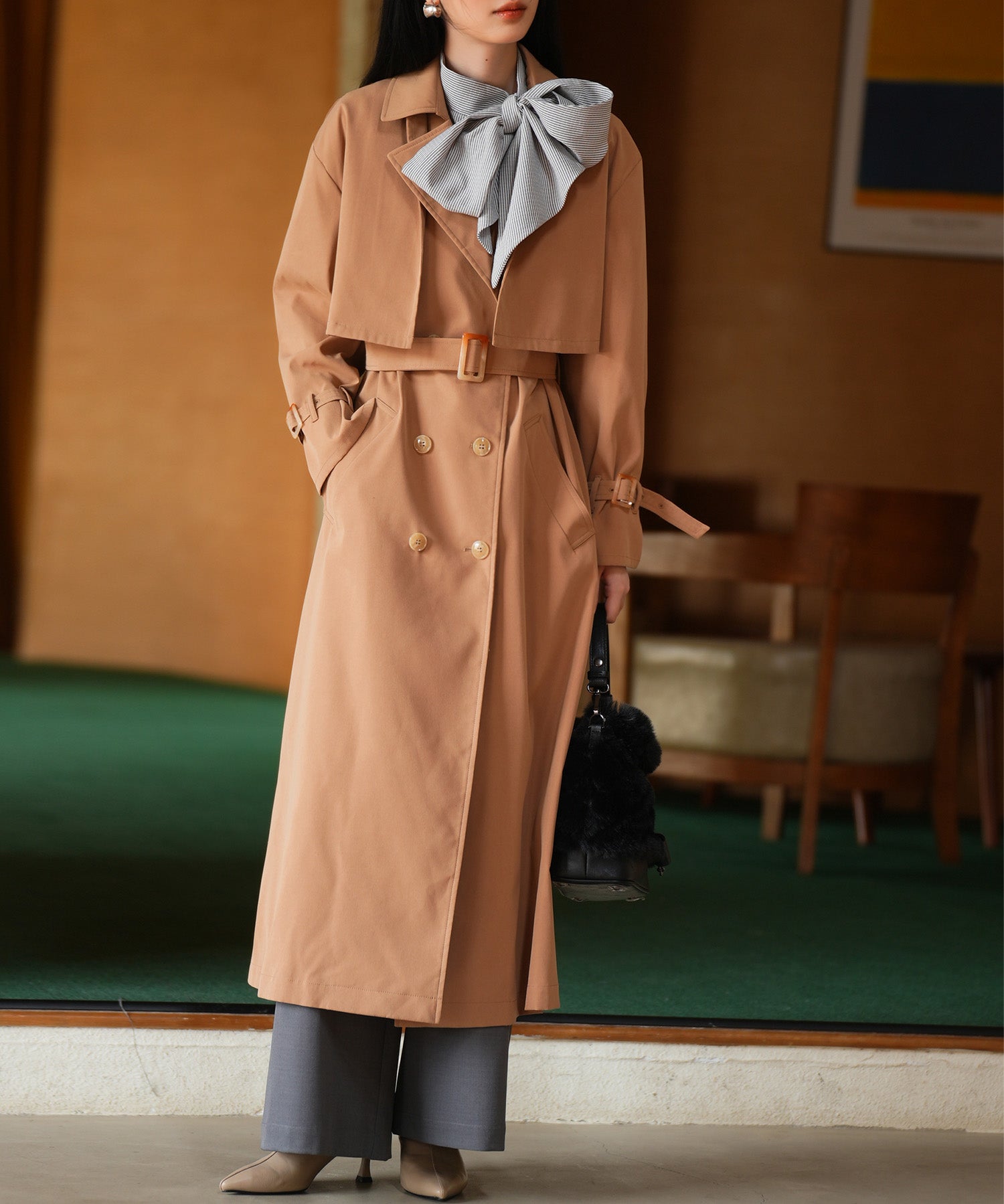 2点セットベルト付きトレンチコートsdpps23019-103-45