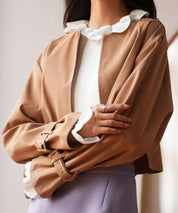 2点セットベルト付きトレンチコートsdpps23019 ライトブラウン