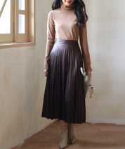 暖かいフリースハイネックトップスsdprd001h