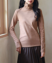 暖かいフリースハイネックトップスsdprd001h