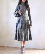 暖かいフリースハイネックトップスsdprd001h