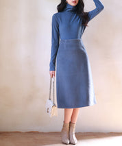 暖かいフリースハイネックトップスsdprd001h