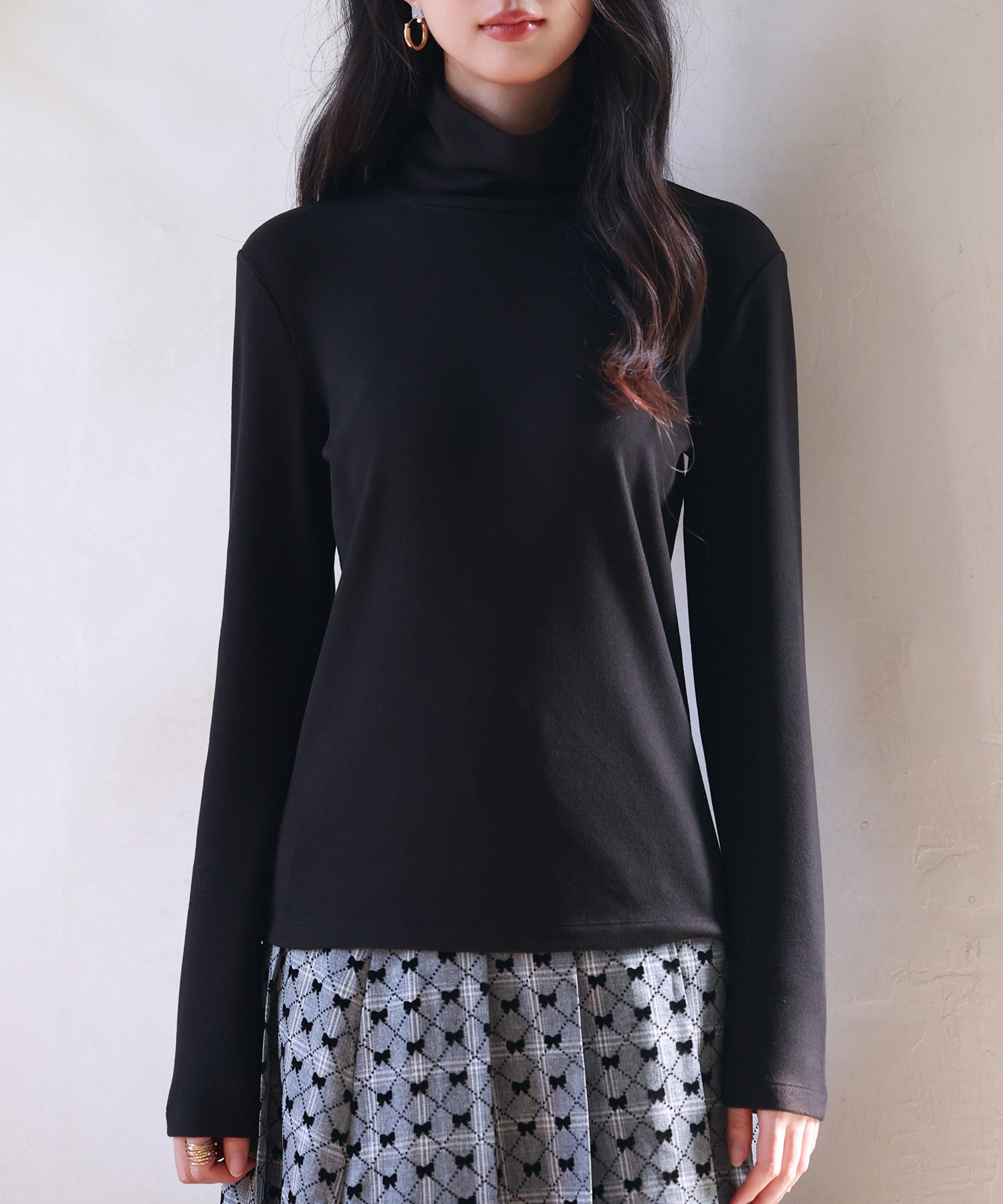 暖かいフリースハイネックトップスsdprd001h-102-8