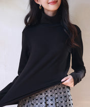 暖かいフリースハイネックトップスsdprd001h