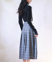 暖かいフリースハイネックトップスsdprd001h