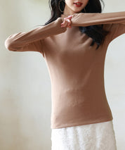 暖かいフリースモックネックトップスsdprd001m